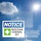 Signmission Infection Control Kit Sign With Symbol, 14 in W x Rectangle, Vinyl Decal OS-2PACK-NS-D-1014-L-13698 - alternate 5